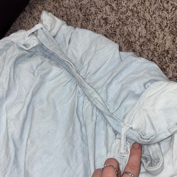 Universal Thread Light Blue Button-Front Mini Dress - Picture 4 of 4